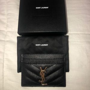 Saint Laurent Monogram Card Case